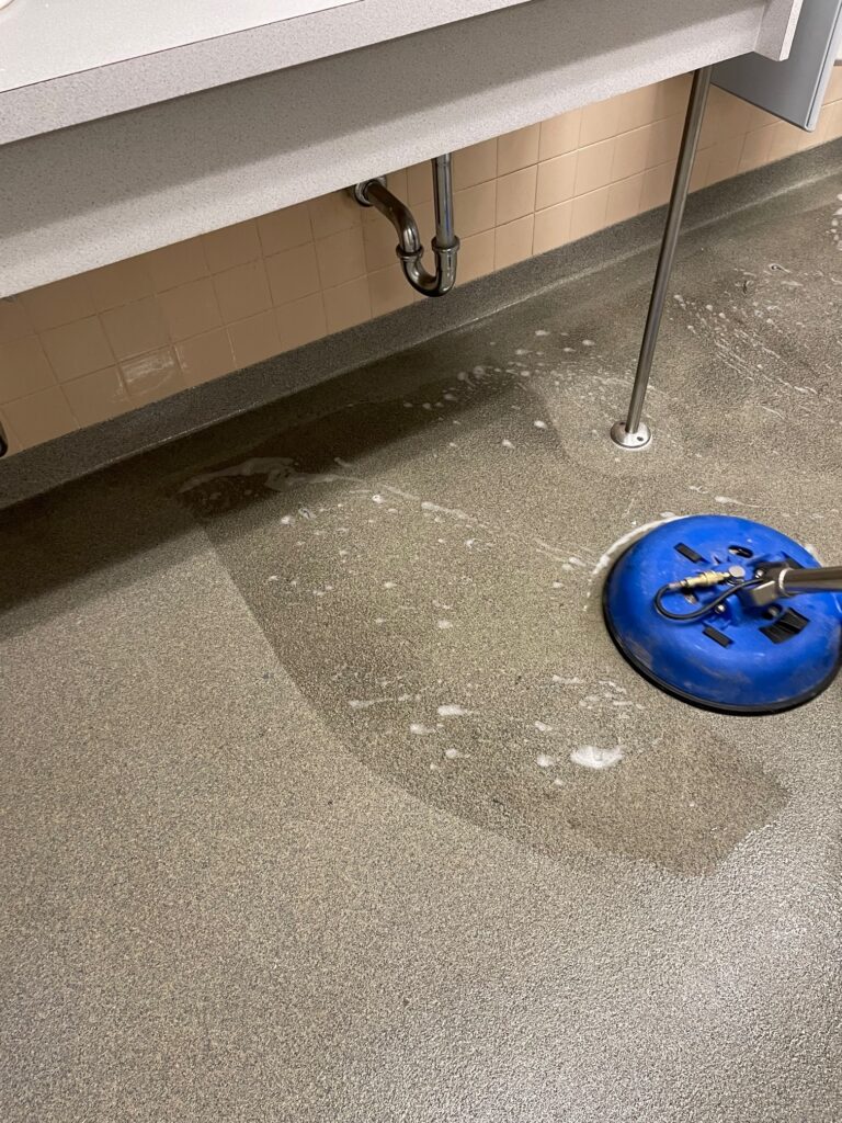 Bathroom Floor Mid Clean